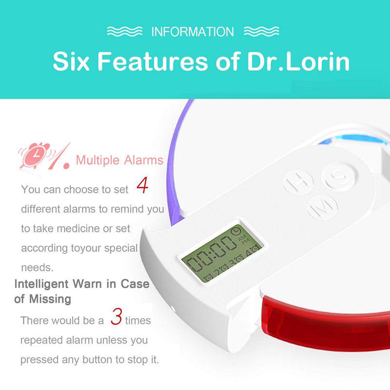 7-дневная таблетница-будильник-DIY цифровая маленькая карманная таблетка-таблетка для лекарств