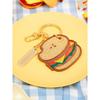 Newstalgia Embroidered Keychain Hamburger