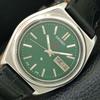 ВИНТАЖНЫЕ АВТОМАТИЧЕСКИЕ МУЖСКИЕ ЧАСЫ SEIKO EXPO 70 7009A ЯПОНИЯ ЗЕЛЕНЫЙ ЦИФЕРБЛАТ a708707-1
