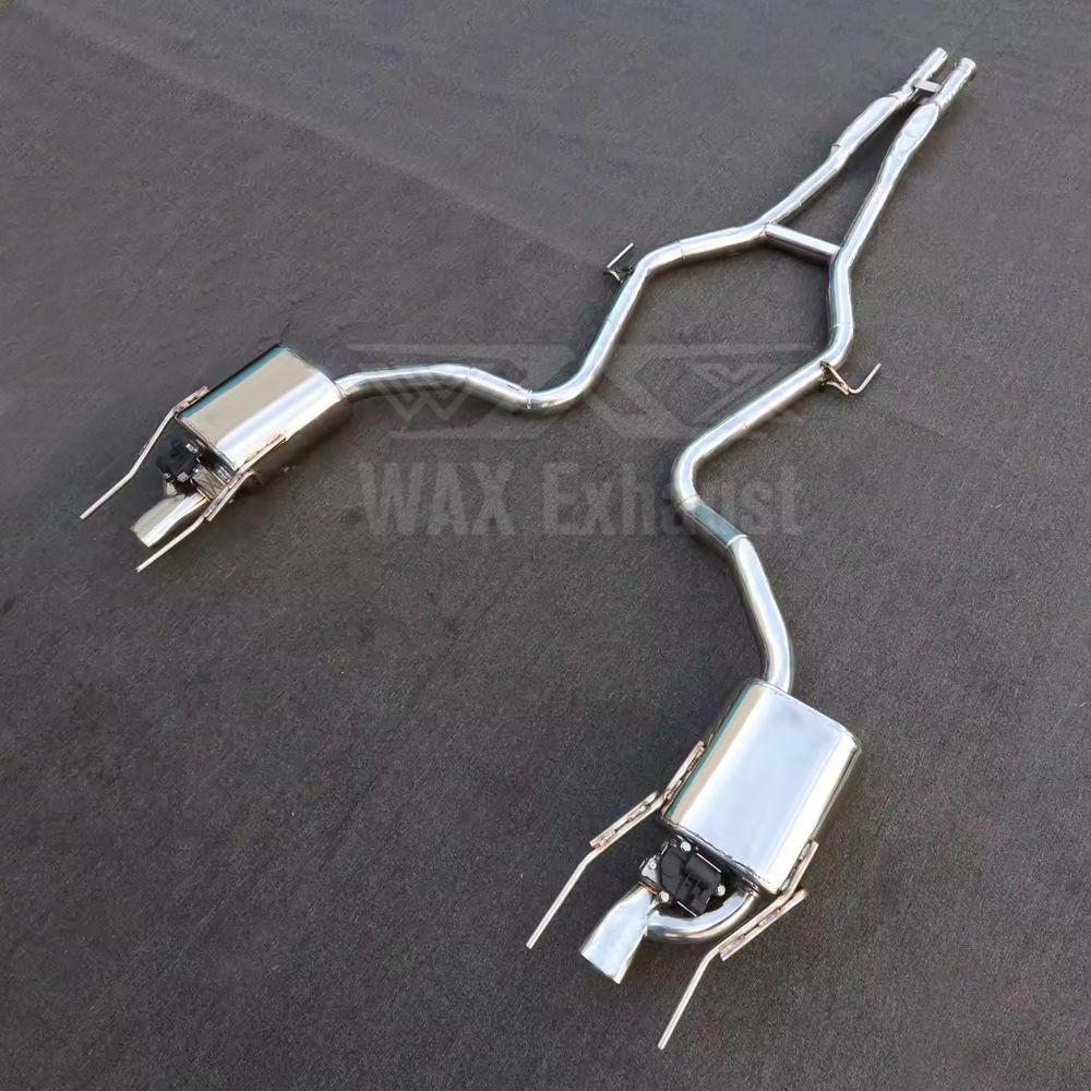 Valve Mid & Rear Section Compatible with Mercedes W221 S300/S320/S350/S400 (2006-2013) - No Tailpipe