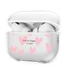 Розовая любовь для AirPodsPro Чехол для беспроводных наушников Apple Мягкий чехол из ТПУ Apple 1/2/3 прозрачный