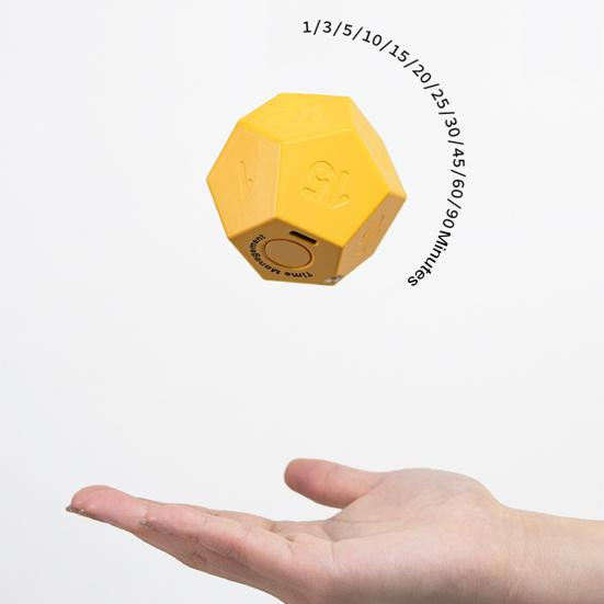 Перезаряжаемый мини-таймер Time Ball, простой в использовании с двойным режимом будильника, таймер Pomodoro, принадлежности для приготовления пищи