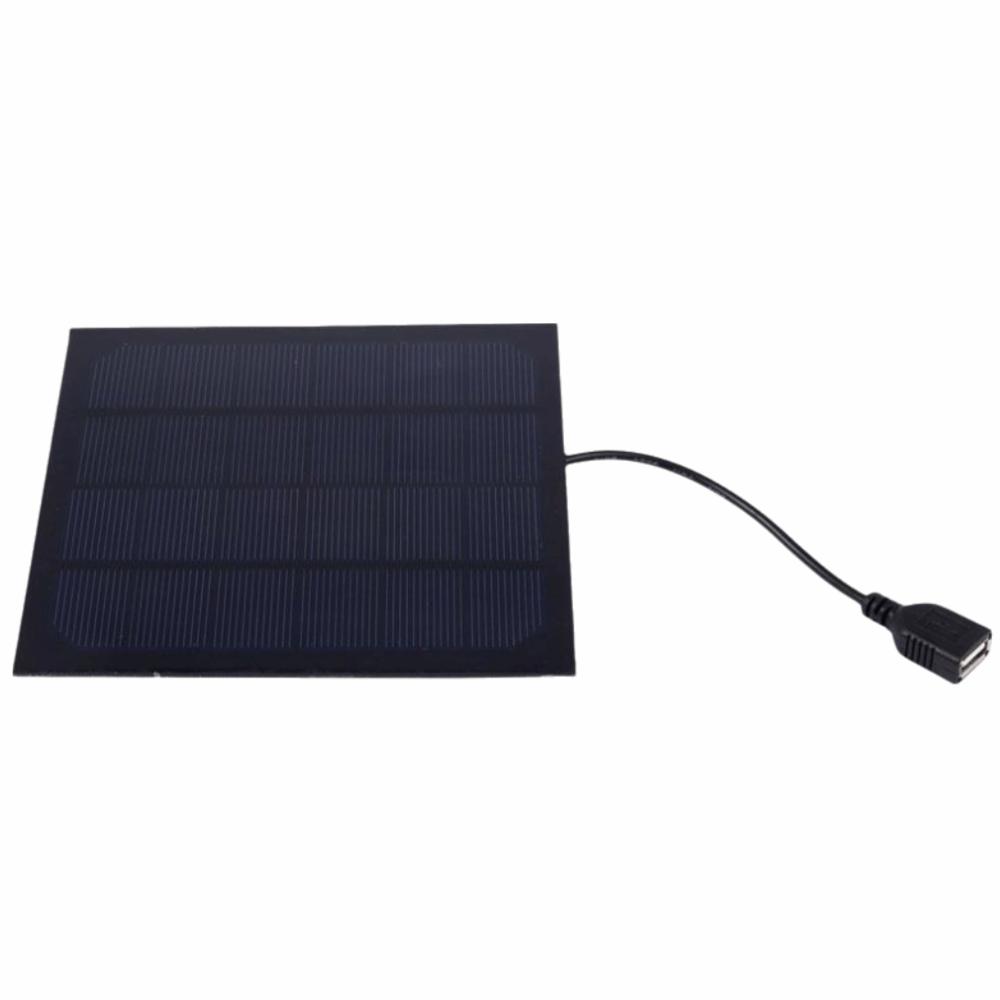 5W Solar Powered Fan USB Output Cooling Fan Durable Solar Power Ventilator Outdoor Activities