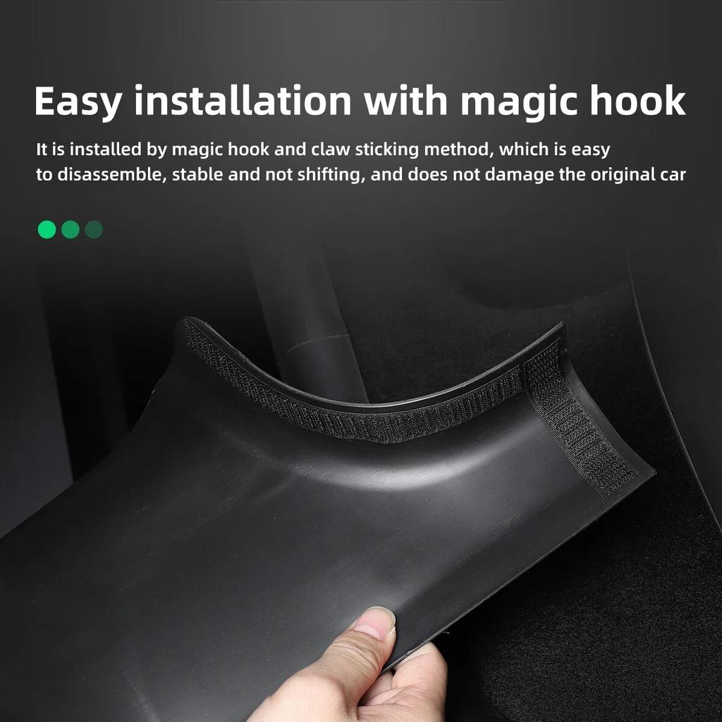 Car Front Seat Track Protection Cover For Tesla Model Y Rear Door Sill Anti Kick Plate Interior Decoration Refit Accessories