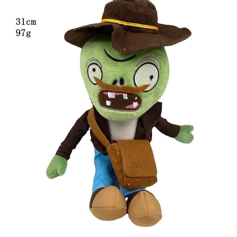 1 шт. 30 см Растения против Зомби Мягкие игрушки PVZ Zombies Gargantuar Hats Пиратские Зомби Мягкие плюшевые игрушки для детей Подарок детям