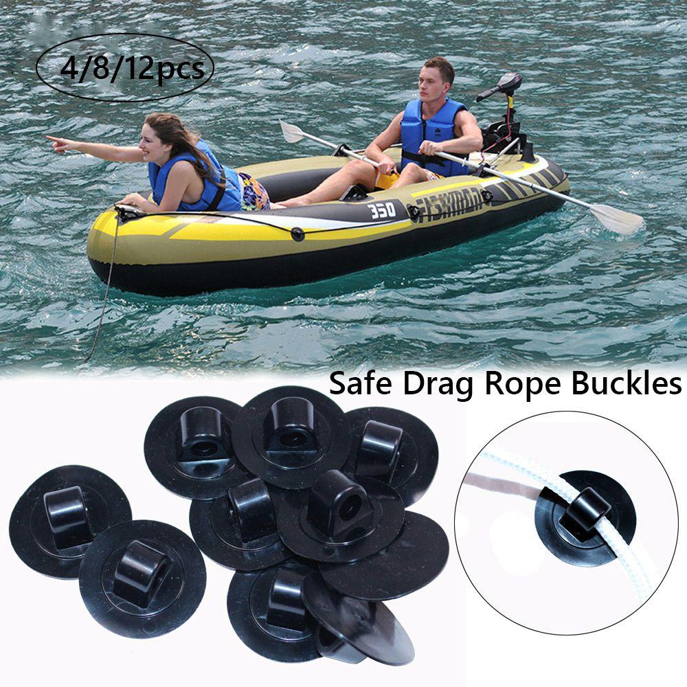 Kayak Accessory Inflatable Boat Accessories Drag Rope Buckle Rowing Boats Buttons Safe Hooks