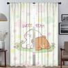 Персиковый моти кот затемняющие шторы для комнаты 2 панели шторы для спальни украшение на Хэллоуин перегородка домашний интерьер шторы