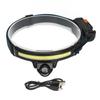 Outdoor COB Floodlight Headlamp Type C Rechargeable LED Headlamp Outdoor Fishing Cycling Running