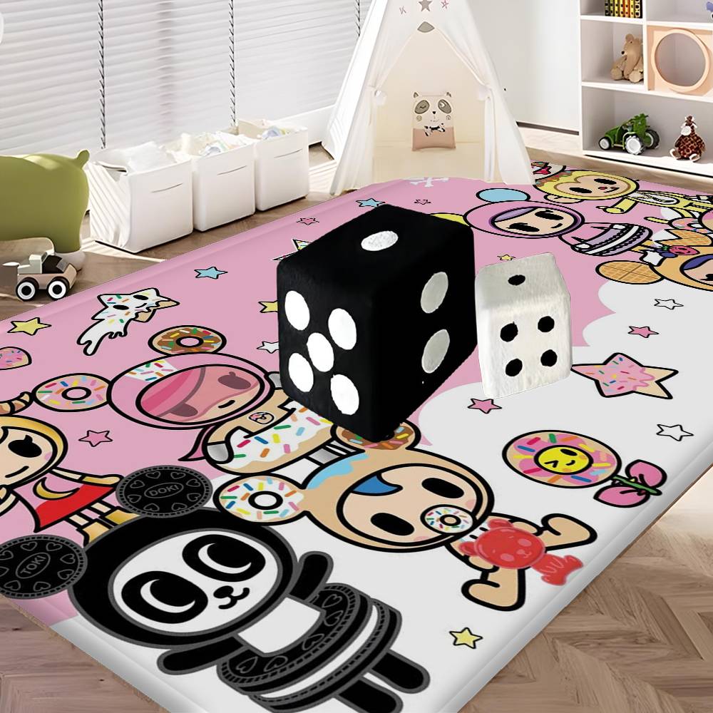 Мультяшный T-Tokidoki Кухонный коврик Детская Комната Спальня Декор Балкон Противоскользящий Коврик для двери Гостиная Alfombra