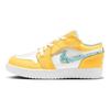 Jordan 1 Низкий АЛТ SE Citron Pulse Белый Действие Зеленый Ледник Лед (PS) Детские кроссовки DX4387-800