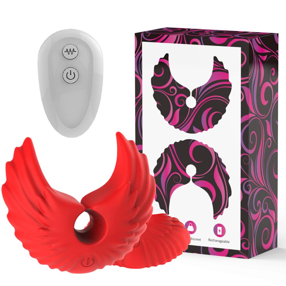 Электрический вибратор для сосков с дистанционным управлением, незаметный при ношении, для женского удовольствия, стимуляции груди, прелюдии и дразнящих сексуальных игрушек для женщин