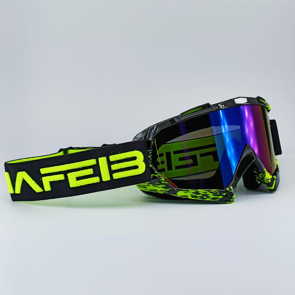 NAFEIB Очки для мотокросса Мужские очки для мотоциклистов Очки для езды на велосипеде Женские солнцезащитные очки для мотокросса Аксессуары для мотоциклов