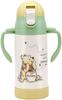 Skater Stainless Steel Water Bottle with Straw Baby Mug Disney Winnie the Pooh Picnic 350ml Girls Two-Handed STWM3N-A