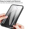 For Xiaomi 14 Pro 360° Full Body Cover Phone Case For Xiaomi 14 Clear Hybrid Hard Cover Silicone Soft Shell Slim Mi 14 Ultra