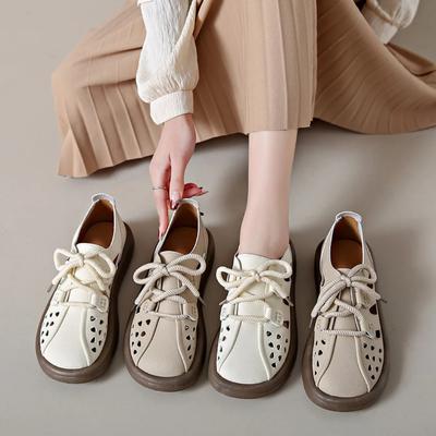 Модные женские кроссовки 2024 года, новые летние нескользящие кроссовки, женские туфли на плоской подошве, модные женские мокасины, повседневные сандалии, женская прогулочная дизайнерская обувь