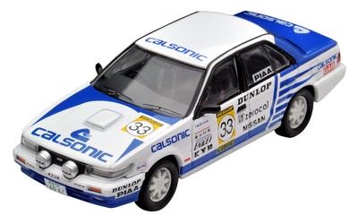 Tomica Limited Vintage Neo Масштаб 1/64 LV-N185b Nissan Bluebird SSS-R 1988 Чемпионат Японии по ралли Команда Calsonic Готовое изделие