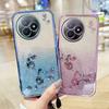 For Xiaomi Redmi K80 Ultra 5G Case Flower Pattern TPU Gradient Phone Cover with Lanyards