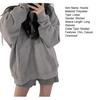 Women's Oversized Hoodies Full Zip Up Long Sleeve Sweatshirt with Pockets Casual Drawstring Jackets Fall Outwear