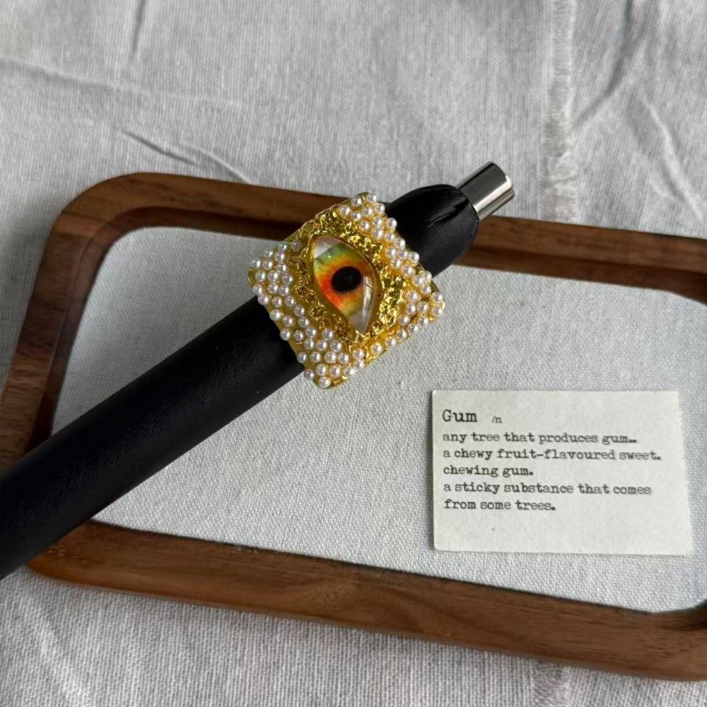 Кольцо «Демонический глаз» с жемчугом, Геометрическое винтажное золотое кольцо, Креативное кольцо с голубыми глазами, Друзья