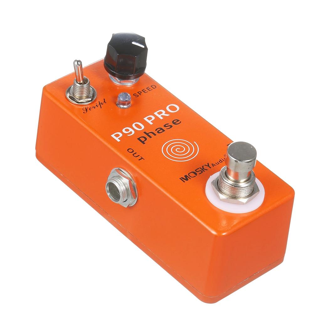 MOSKYaudio P90 PRO PHASE Phaser Pedal Guitar Effects Single Mini Vintage Phaser Pedal Effect Pedal