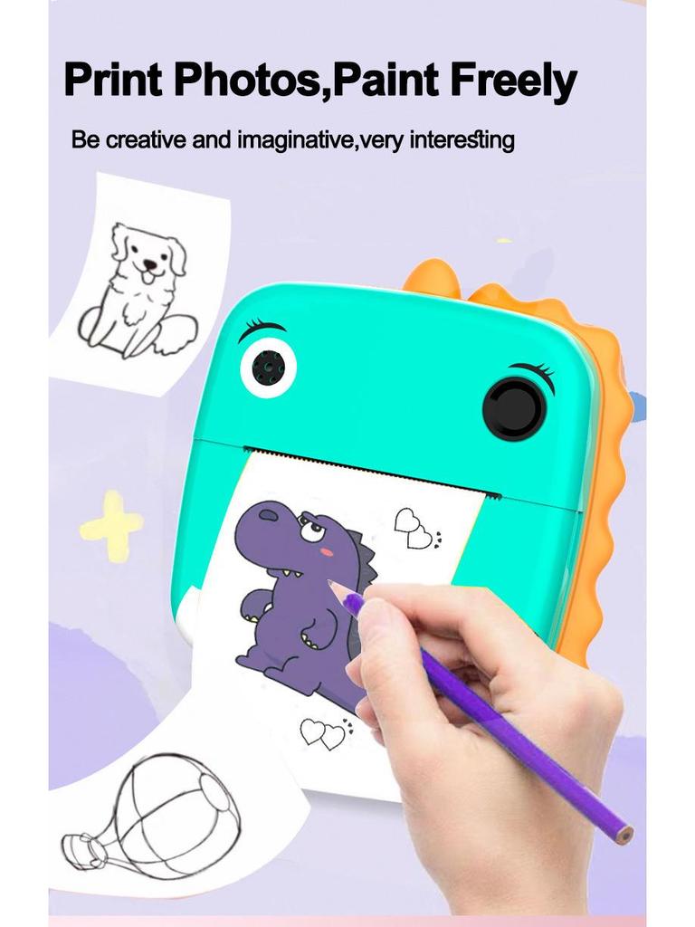 Kids' Instant Print Cartoon Camera - Smart, Fun, and Gift-Ready