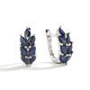 2023 Natural Blue Sapphire Earrings Precious Gemstones Fine Jewelry 925 Sterling Silver for Women Birthday Gift
