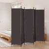 VidaXL Room Divider 5 Panels Folding Room Separator Privacy Screen Partition Living Room Decoration 350187