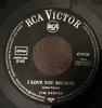 7inch Record JIM REEVES - I Love You Because 479526 RCA Victor - Germany Pop Used