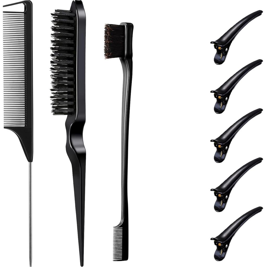 Набор расчесок для окрашивания бровей Профессиональная расческа для окрашивания волос Инструмент для укладки для расчесывания краев волос, бровей и ресниц