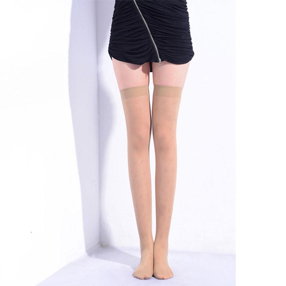 New Design Black White Skinny Stockings Over Knee Thigh High Long Cotton Stockings Sexy Stocking