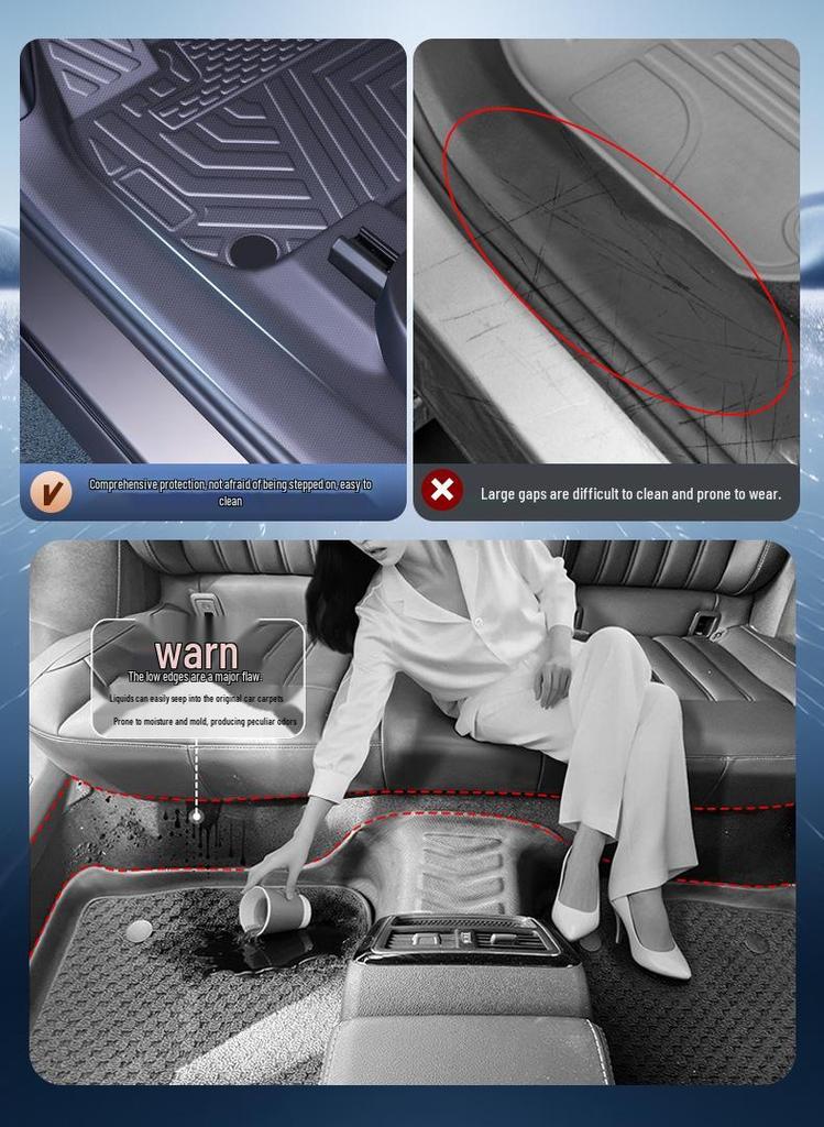 Полные напольные коврики Leapmotor Lafa5 2026 TPE для модификации интерьера