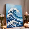 Набор для рисования пластиковыми жемчужинами для взрослых DIY 3D Жемчужное искусство Ремесло Пластиковые жемчужины Холст с предварительной печатью Набор для домашнего декора Любителям рукоделия