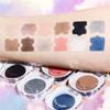 4 Colors Glitter Champagne Eyeshadow Diamond Waterproof Matte Eyeshadow Palette Pearlescent Glitter Shiny Eyes Makeup Cosmetic