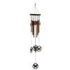 Outdoor Garden Yard Copper Alloy Wind Chime Multi Tube Windbell Hanging Decoration(Butterfly )