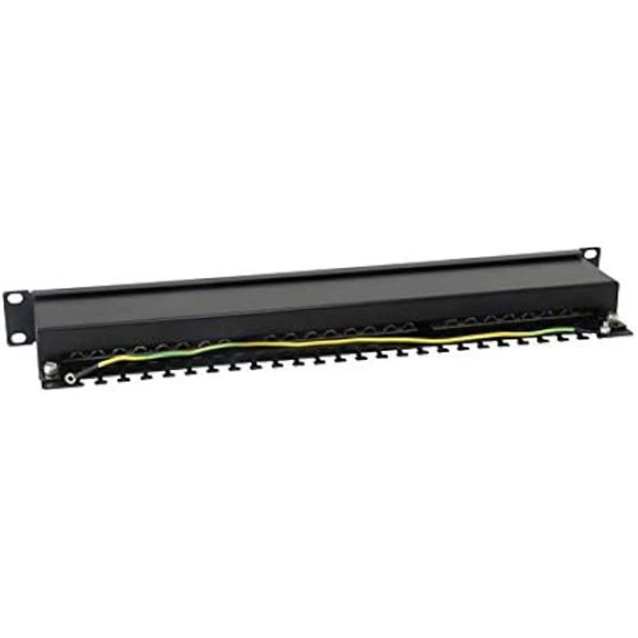 Patchpanel - EQUIP - 326425 - 24x RJ45 CAT6 - 19" - 1HE - Noir