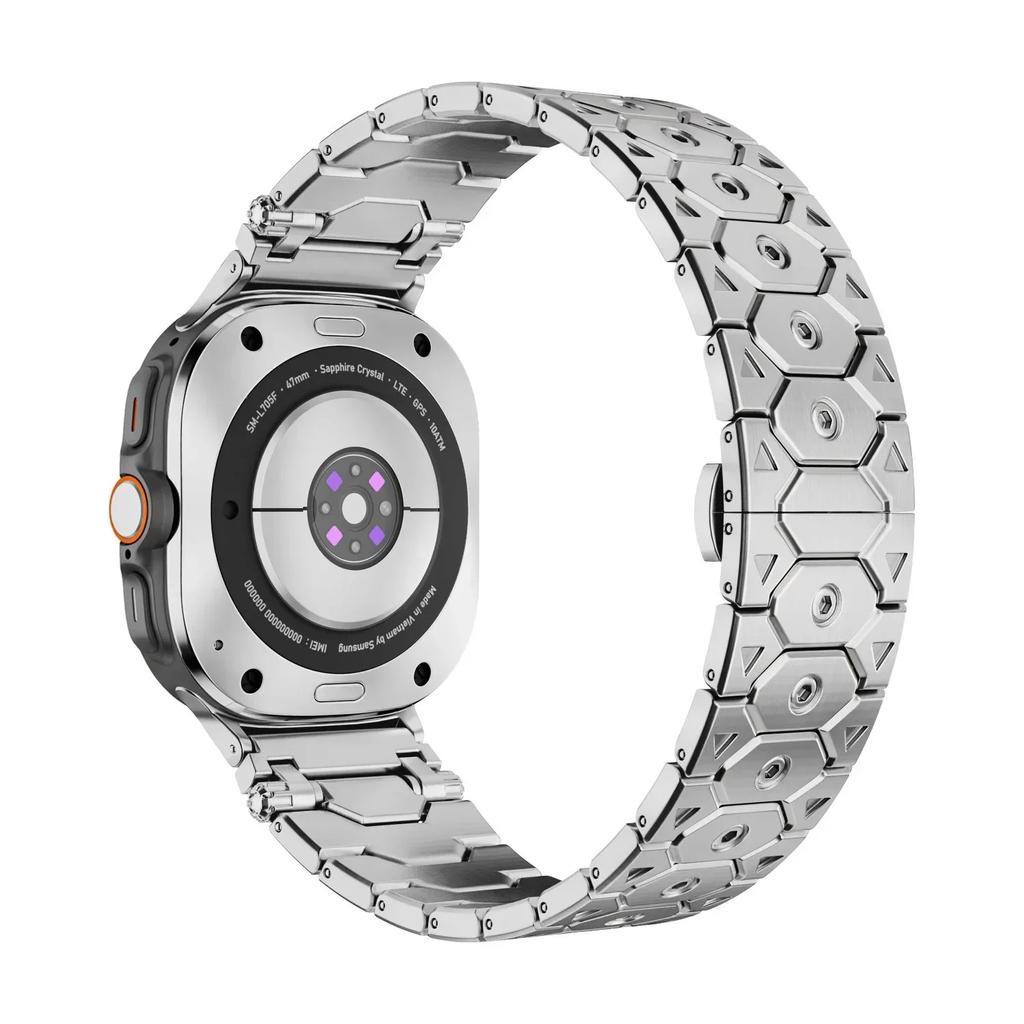 Металлический ремешок для Samsung Galaxy Watch Ultra 47 мм Оригинальный браслет из нержавеющей стали для Samsung Watch 8-7 Ultra 47 мм Браслет Correa