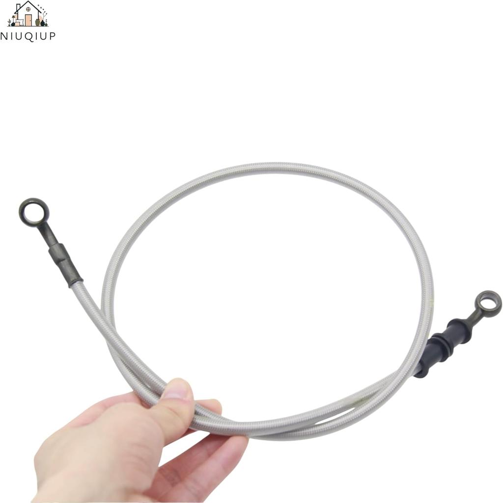 Комплект тормозных шлангов для скутера, квадроцикла, питбайка GY6 10 мм banjo + болт banjo из нержавеющей стали M10x1.25 (28мм) и Шайбы - Совместимо с 50cc-150cc