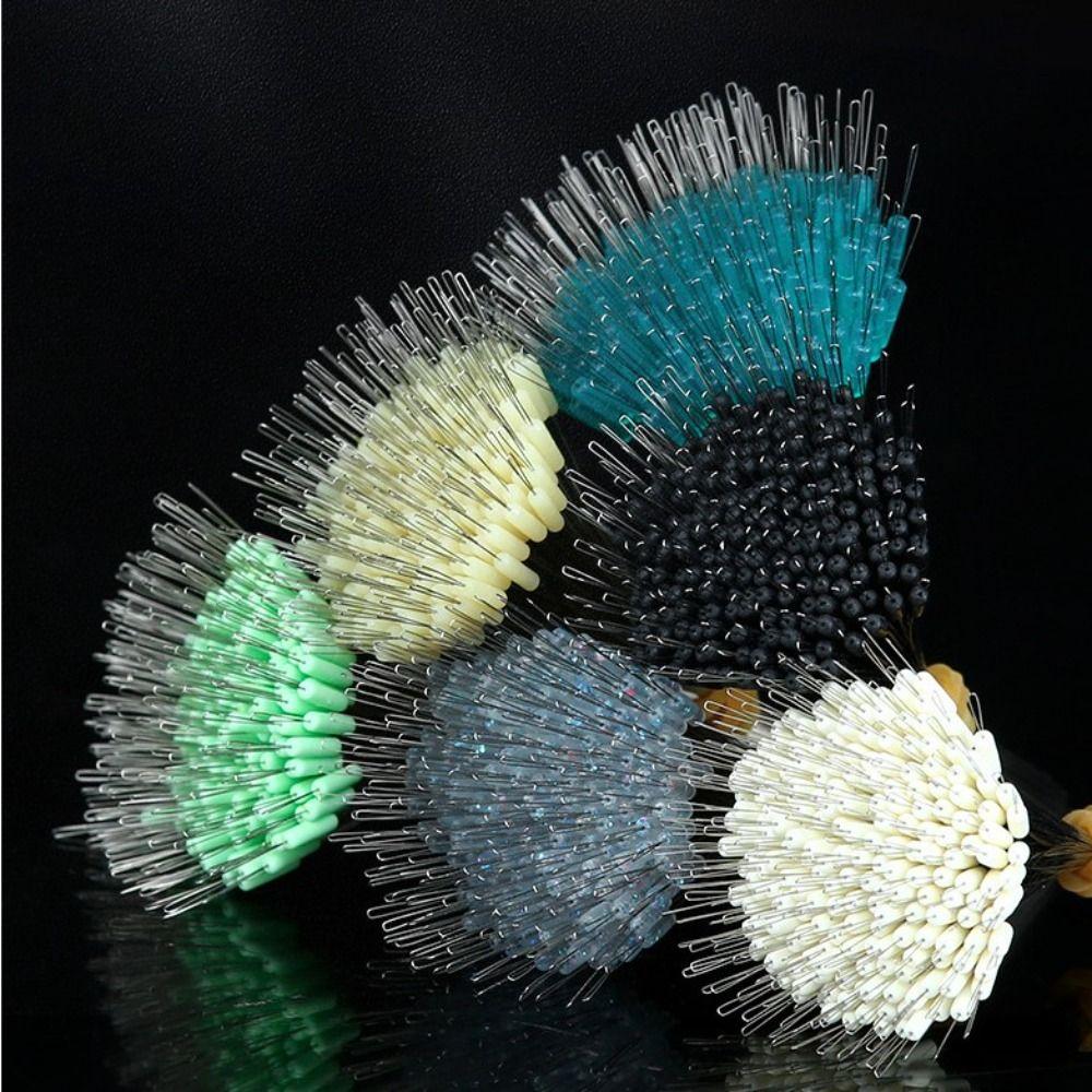 Fishing Stopper Fishing Space Beans Anti-wrapped Beans Oval Straight Column Fishing Bobber Float