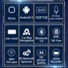 12,3-дюймовый 2 Din 4G LTE автомобильный Android радио стерео видеоплеер GPS универсальный беспроводной Carplay авто мультимедиа стерео 360 обзор