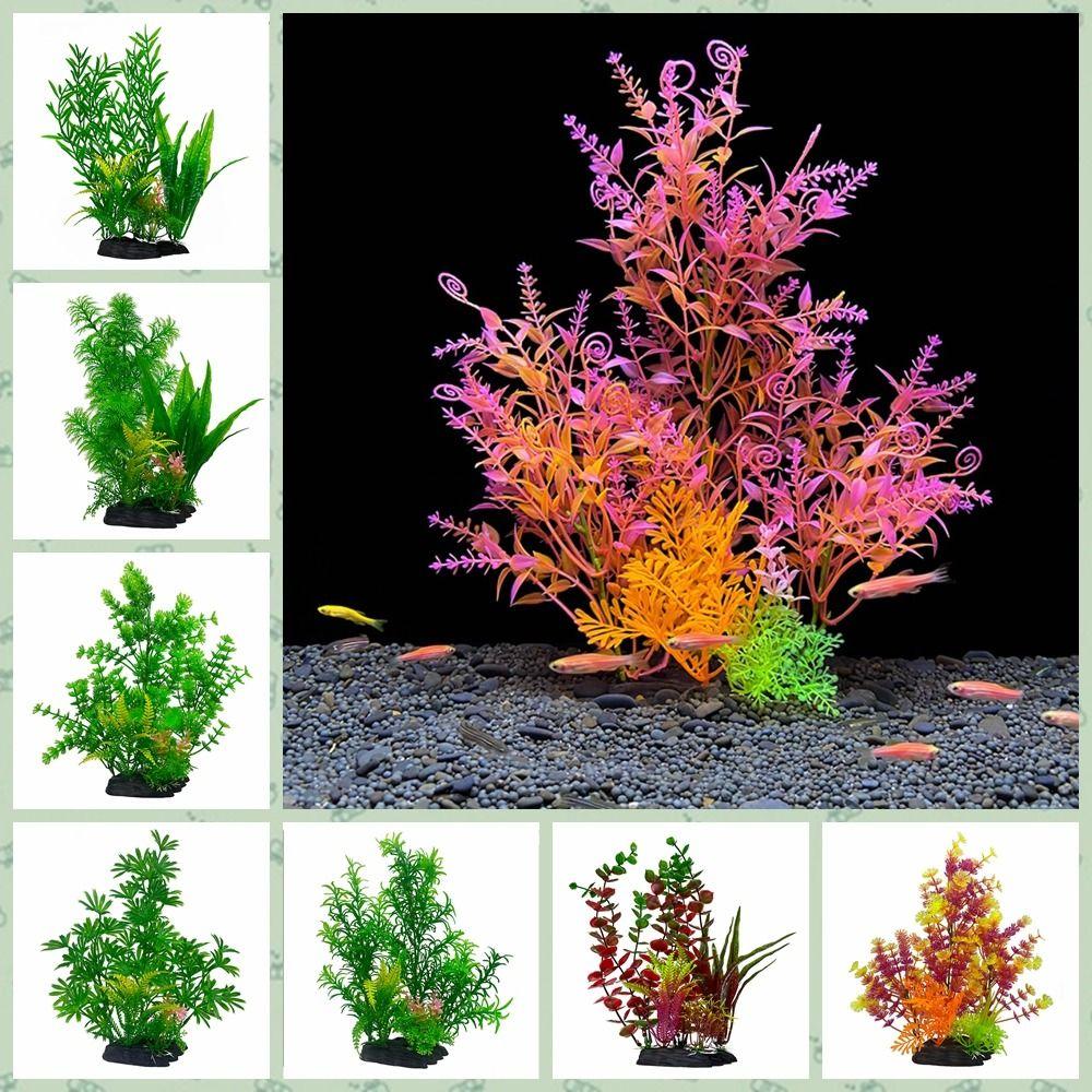 Lifelike Aquatic Plants Fake Artificial Water Grass Fake Water Weeds Underwater Plants Fish Tank
