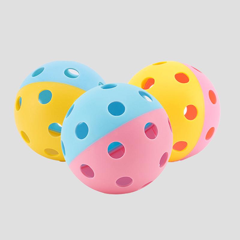 Мячи для пиклбола двухцветные комбинированные для тренировок в помещении/на открытом воздухе Пиклбол Сильная стабильность полета и отскок Спортивный инвентарь для улицы