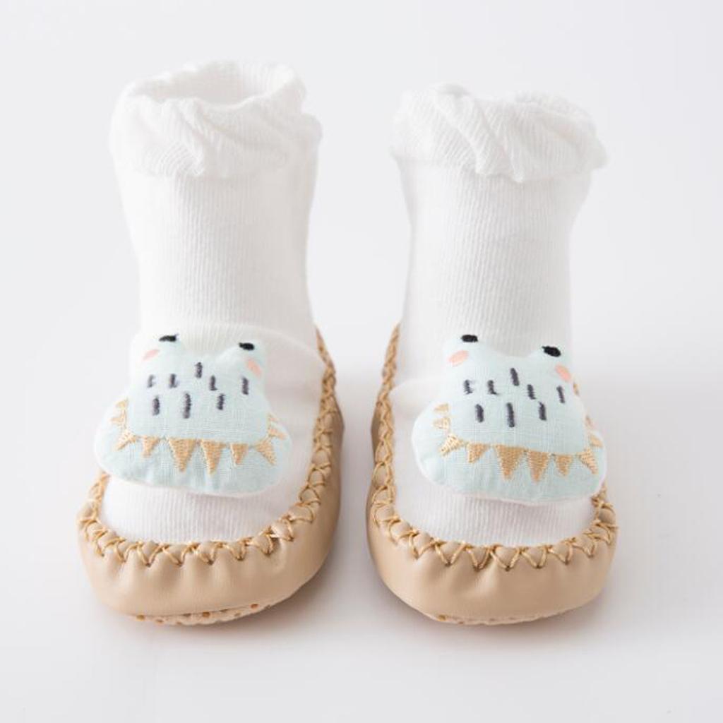 Newborn Baby Cartoon Newborn Baby Girls Boys Anti-Slip Socks Slipper Shoes Boots