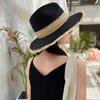 Summer Women's Sun Hat Men Wide Side Jazz Cap Tassel Fashion Floppy Foldable Ladies Straw Beach Hat Seaside Holiday