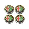 PRTZU1 60mm Car Wheel Hub Caps Auto Emblem Tire Center Cover Badge Decor For Alfa Romeo Sportiva 147 156 166 159 Giulietta Giulia GT