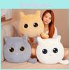 Cartoon Plush Kitten Toy Cute Black And White Doll Girls Office Cushion Sofa