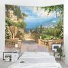 Beautiful European Roman Column Landscape Decoration Tapestry Bohemian Hippie Wall Hanging Living Room Room Home Decoration