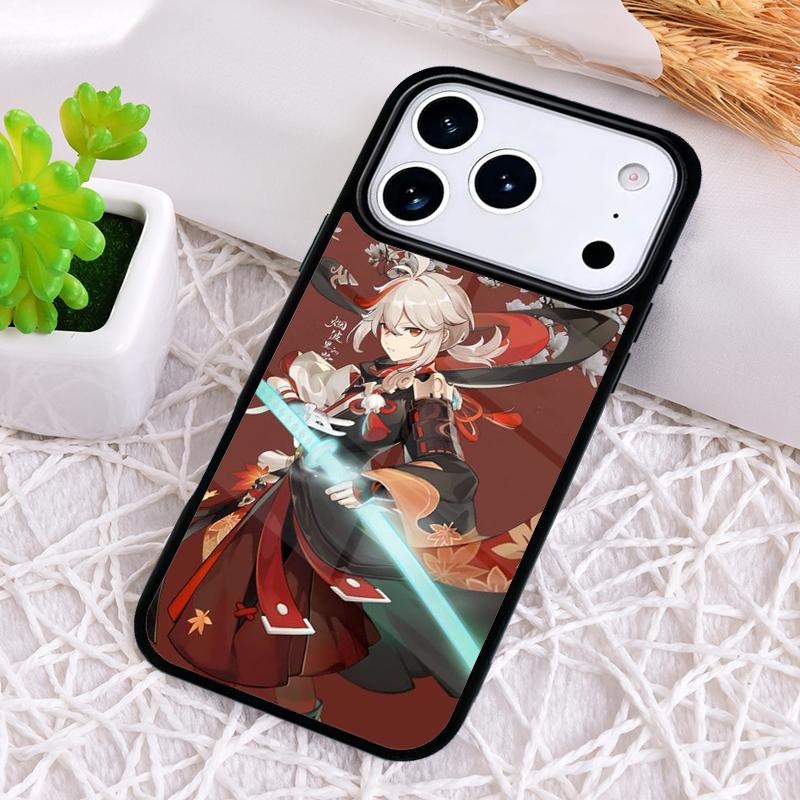 Genshin Impact Kaedehara Kazuha print Phone Case for iPhone 17 Air 16 15 11 12 14 13 Pro Max Shockproof Cover