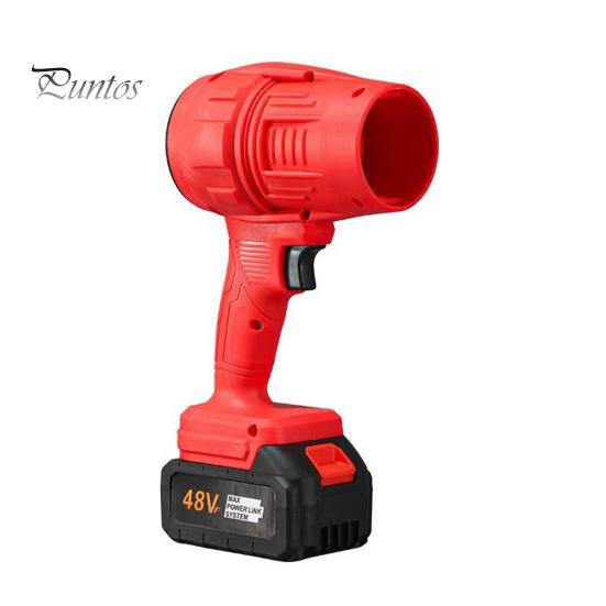 Беспроводной мощный реактивный вентилятор с высокоскоростным бесщеточным двигателем мощностью 1050 Вт, работающий от аккумулятора, ручной канальный турбовентилятор высокой мощности