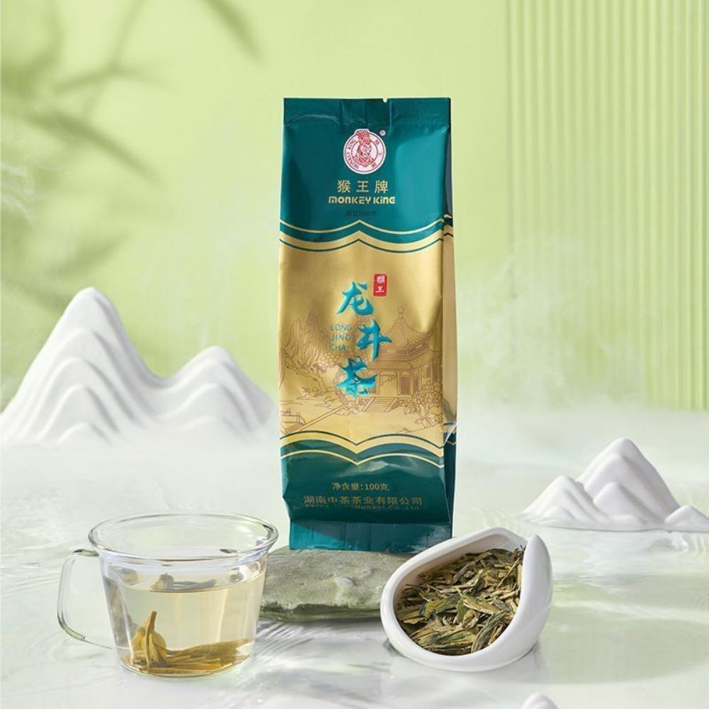 Король обезьян Чай Лунцзин Цяньтан 100г Новый Премиальный Зеленый Чай