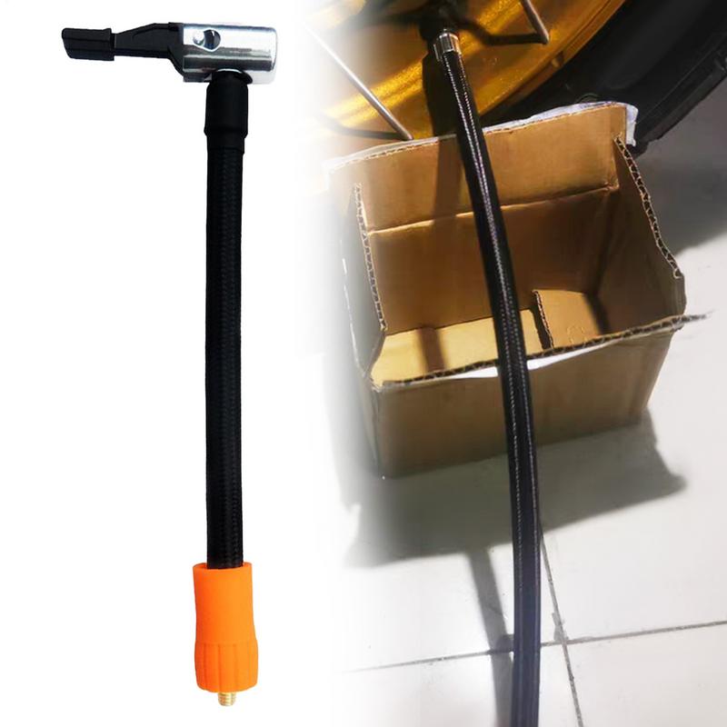 Удлинительный шланг для накачивания шин Интегрированный удлинитель для воздушного насоса Адаптер для вентиля шины Адаптер для шланга для накачивания шин Защита от протечек